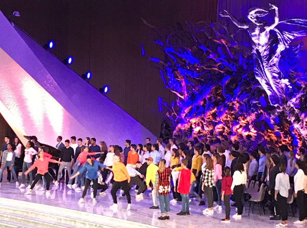 Dancing at Youth Synod -1